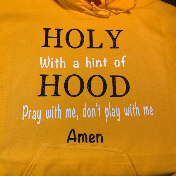 Holy with a hint of hood hoodie - Picture 3 of 4